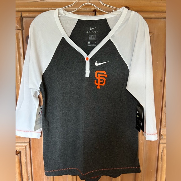 Nike Tops - Genuine Merchandise, SF GIANTS, by Nike, dri fit, NWT, size S